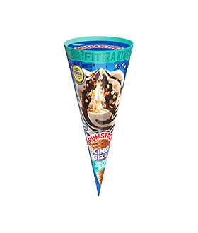 King Size Vanilla with Chocolatey Swirls Sundae Cone | Drumstick®