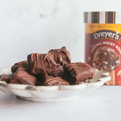 Rocky Road Frozen Dairy Dessert Treats | Recipes | Edy's® and Dreyer's® | Icecream.com