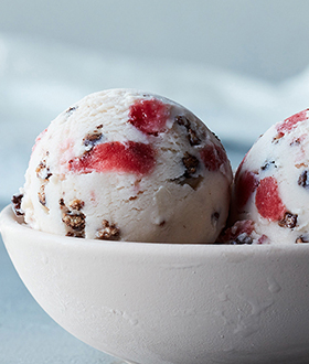 Strawberry Waffle Cone Heaven Light Ice Cream | Heaven