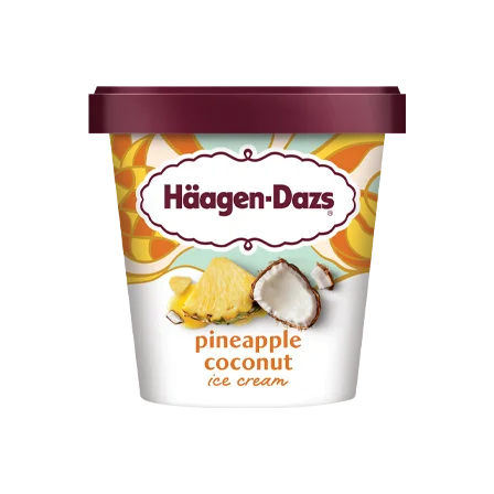 Pineapple Coconut Ice Cream H agen Dazs
