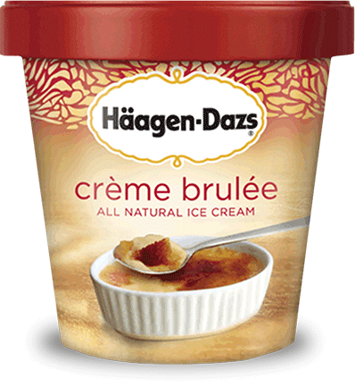 Creme br�lee ice cream