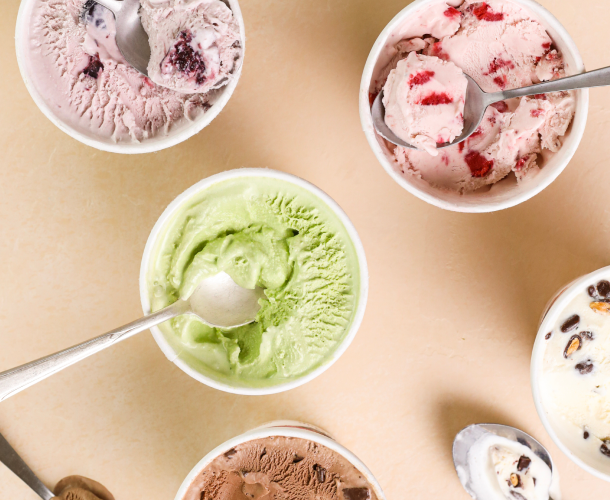 Scoopables Scoop up your favorite flavors, sharing optional