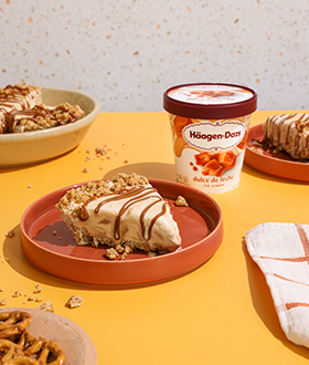 Häagen-Dazs® Dulce de Leche Ice Cream Pie with Pretzel Crust