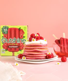 Outshine® Raspberry Pancakes | Outshine | IceCream.com Recipes