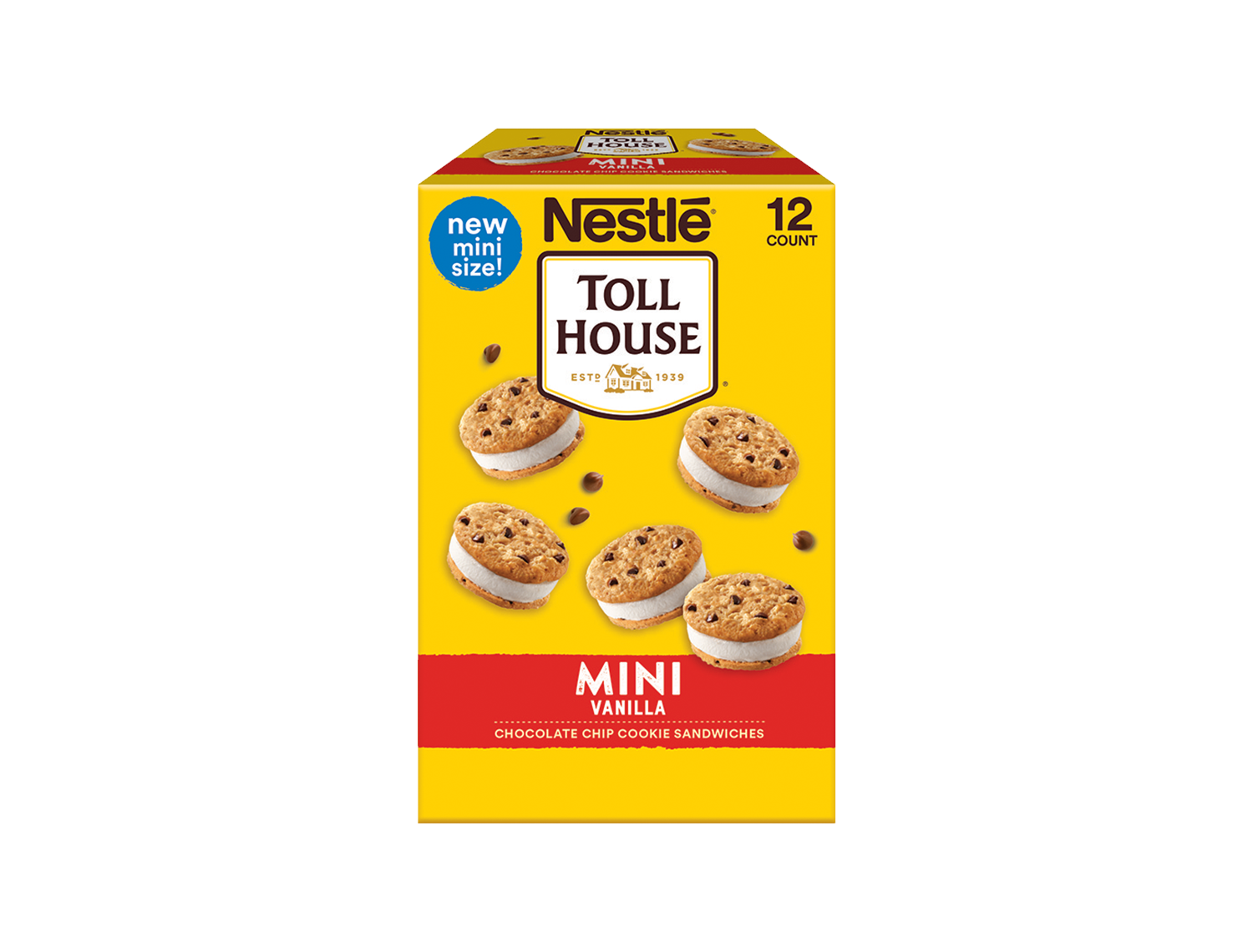 NESTLÉ® Toll House® Mini Vanilla Chocolate Chip Cookie Sandwiches