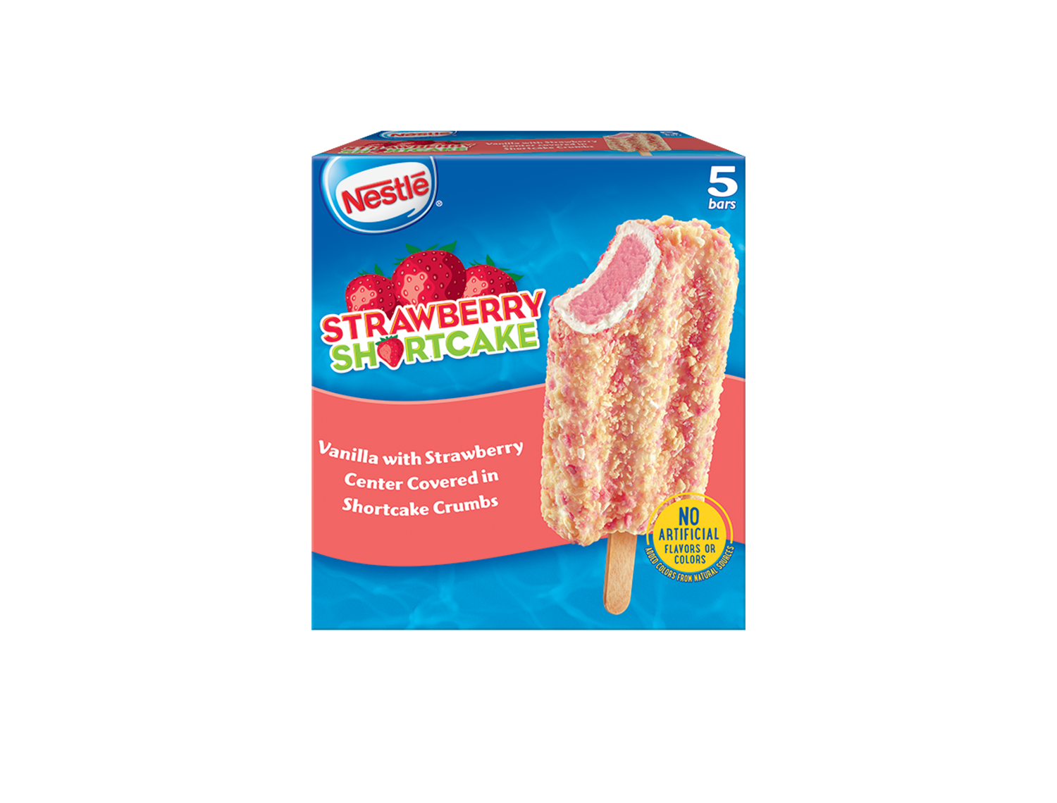 Box of 5 Nestle Strawberry Shortcake bars