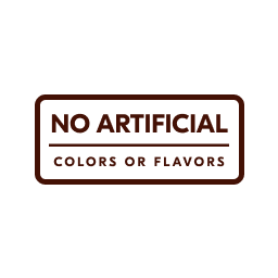 no artificial colors or flavors