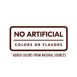 no artificial colors or flavors *added flavors from natural sources claim