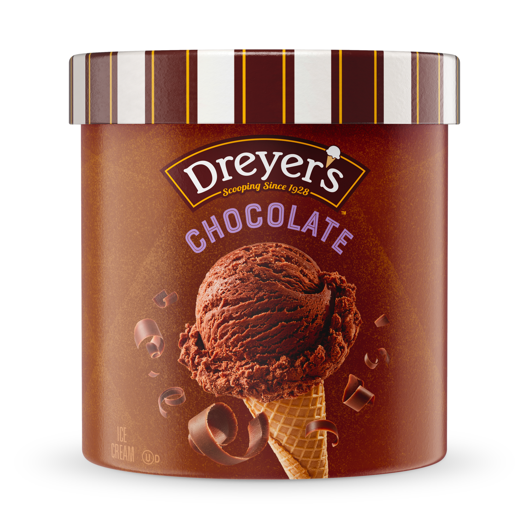 Carton of Dreyer's cookies 'n cream ice cream
