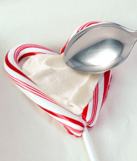 Dreyer's candy cane hearts