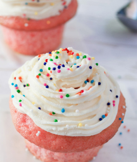 Dreyer's ice cream frosted cupcakes