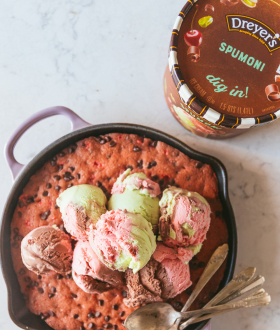 Dreyer's spumoni skillet