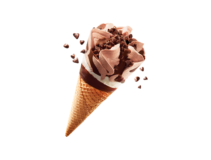 Drumstick King Size Triple Chocolate Sundae Cone