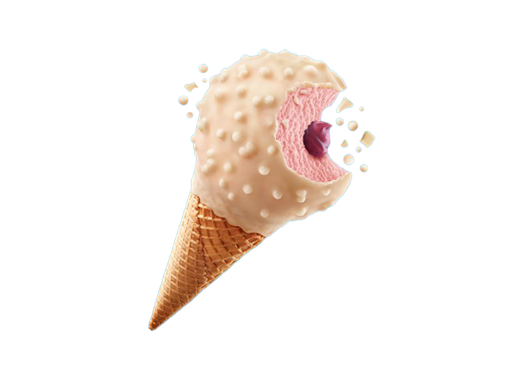 Drumstick PDP Product Feature Card Vanilla Fudge Sundae Cone