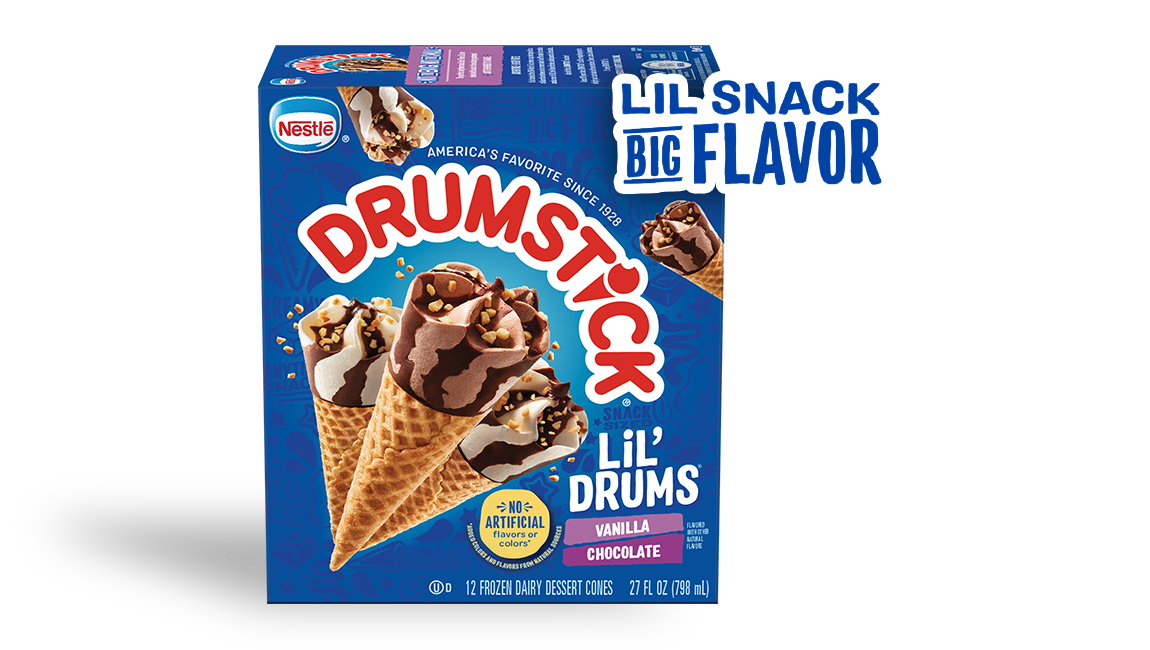 Drumstick Lil drums vanilla, chocolate