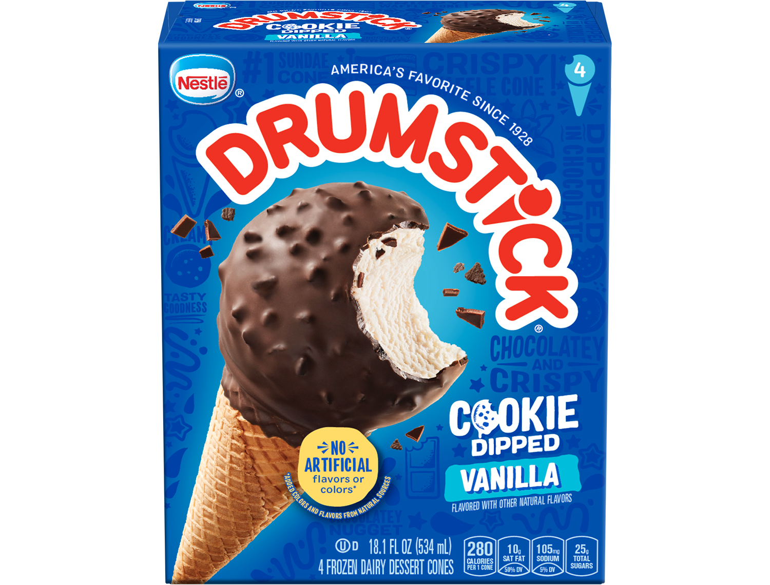 Drumstick cookie dipped box