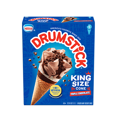 Triple Chocolate King Cones