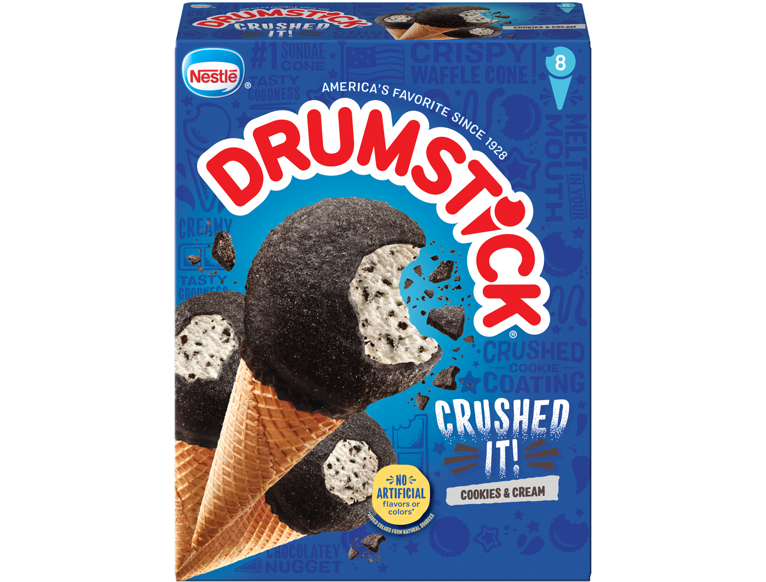 Drumstick PDP Product Feature Card Crushed It Variety