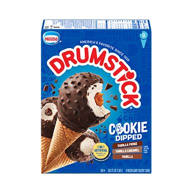 Drumstick Cookie Dipped Cones Nutrition Mediun