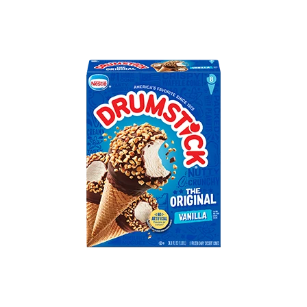 Sundae Stick Vanilla Sundae Cones | Official DRUMSTICK®