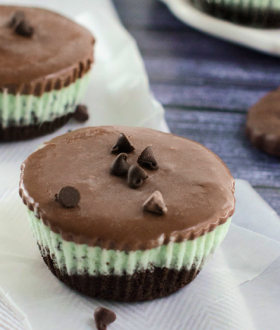 Edy's mint ice cream cupcakes