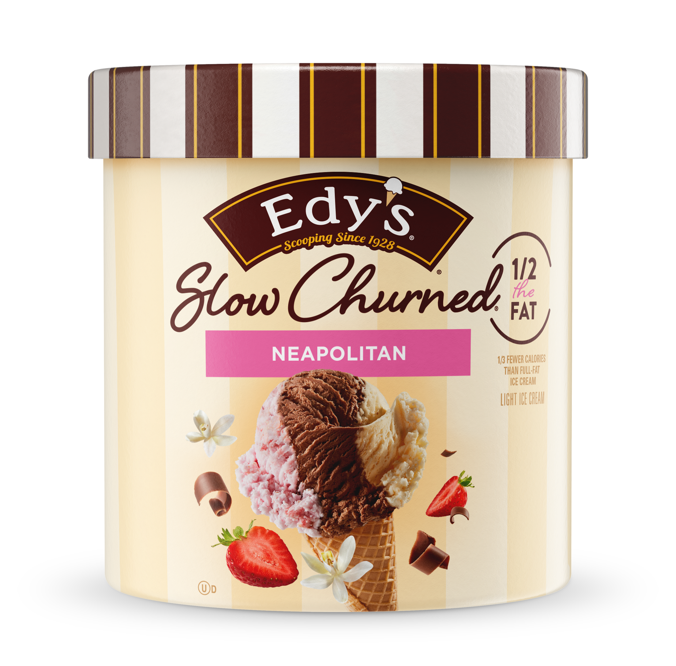 Neapolitan Light Ice Cream | Slow Churned® | Official Edy's®