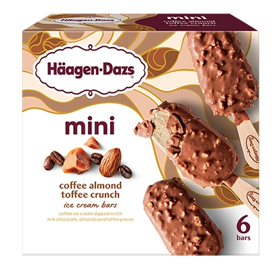 Häagan-Dazs® Mini Coffee Almond Toffee Crunch 6ct