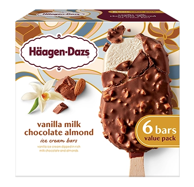 Häagan-Dazs® Mini Vanilla Milk Chocolate Almond 6ct