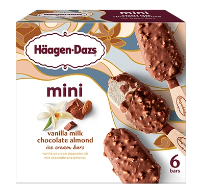 Häagan-Dazs® Vanilla Milk Chocolate Almond 6ct