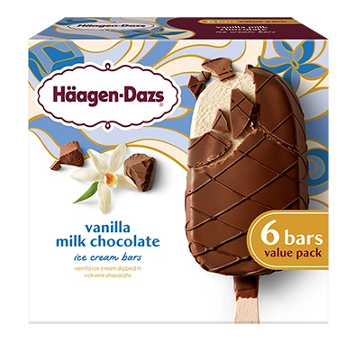 Häagan-Dazs® Vanilla Milk Chocolate 6ct