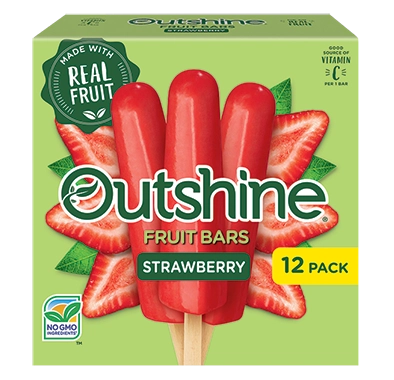 Outshine® Strawberry Fruit Bars 12ct