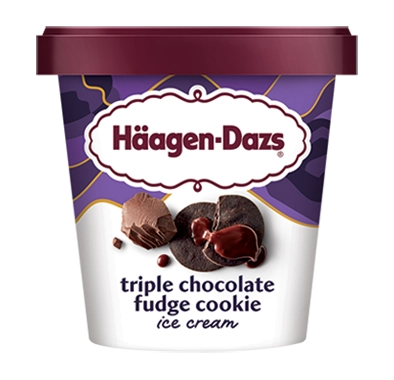 Häagan-Dazs® Triple Chocolate Fudge Cookie 14oz (Jan - Sept)