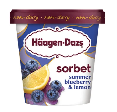 Häagan-Dazs® Sorbet Summer Blueberry & Lemon 14oz