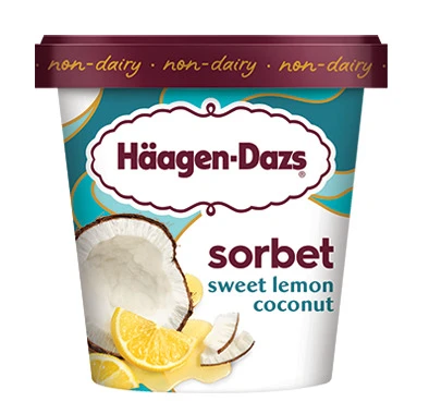 Häagan-Dazs® Sorbet Sweet Lemon Coconut 14oz