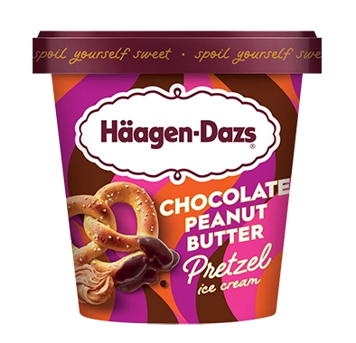 Häagan-Dazs® Street Sweets Chocolate Peanut Butter Butter Pretzel 14oz