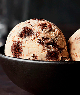 Scoops of Haagen-Dazs spirits ice cream in a bowl