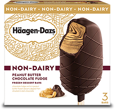 Haagen-Dazs non dairy peanut butter chocolate fudge ice cream bars