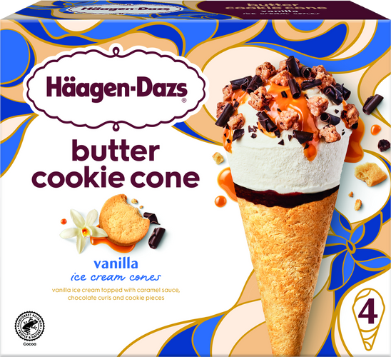Butter Cookie Cone Vanilla