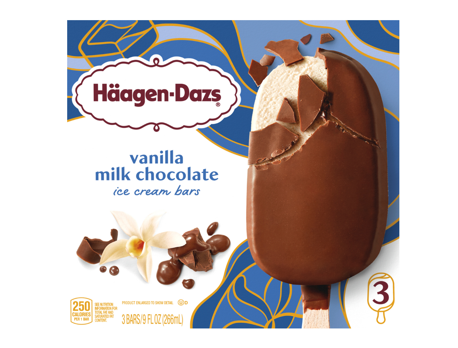 Vanilla Milk Chocolate Ice Cream Bar | Häagen-Dazs®