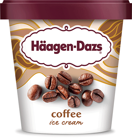 Pint of Haagen-Dazs coffee ice cream