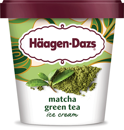 Pint of Haagen-Dazs matcha green tea ice cream