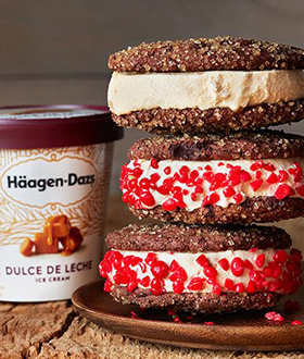 Häagen-Dazs® Mexican Hot Chocolate Ice Cream Sandwiches | IceCream.com Recipes