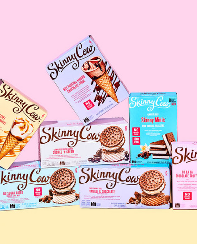 Skinny Cow Full-flavored desserts in perfectly reasonable portions.