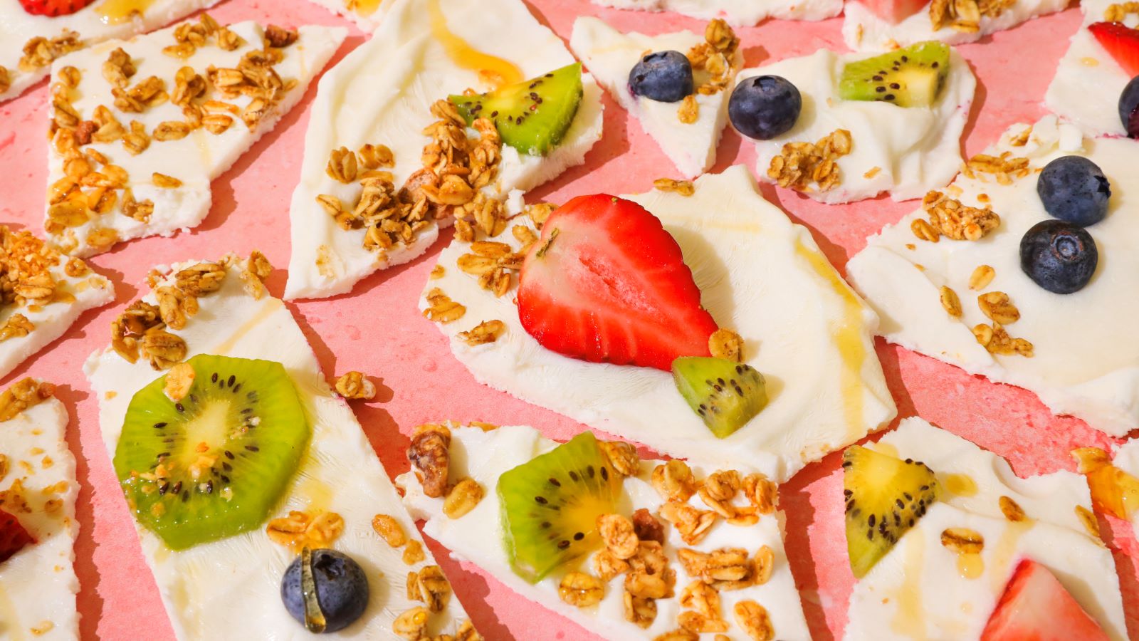 Finished Frozen Coconut Yogurt Bark