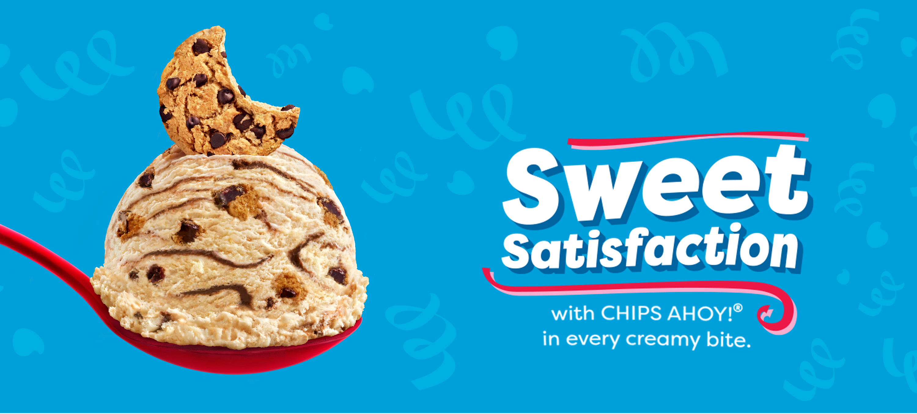 Chips Ahoy sweet satisfaction about us banner