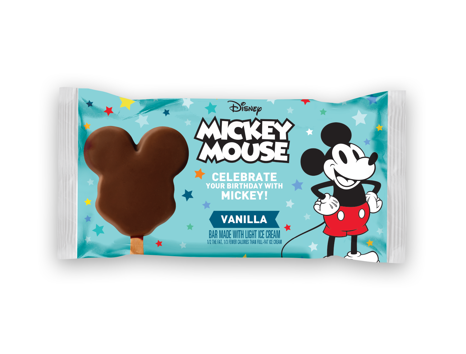 DISNEY® Mickey Mouse Vanilla Light Ice Cream Bars