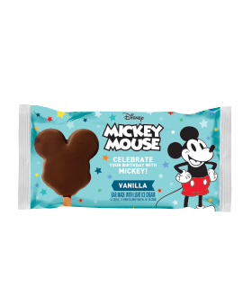 Disney Mickey Mouse Vanilla Light Ice Cream Bar Small