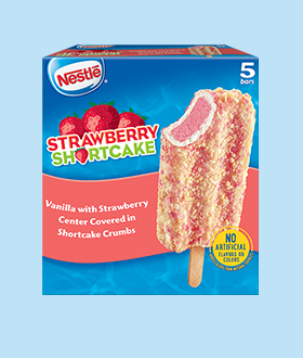 Box of Nestle Strawberry Shortcake bars