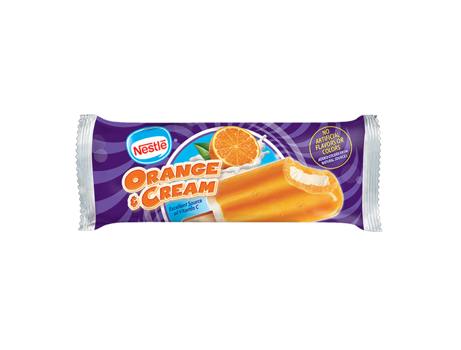 Package of Nestle Orange & Cream bars