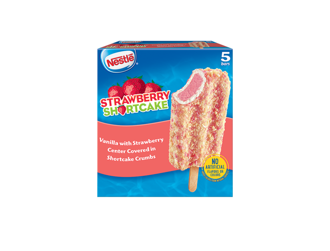 Box of 5 Nestle Strawberry Shortcake bars